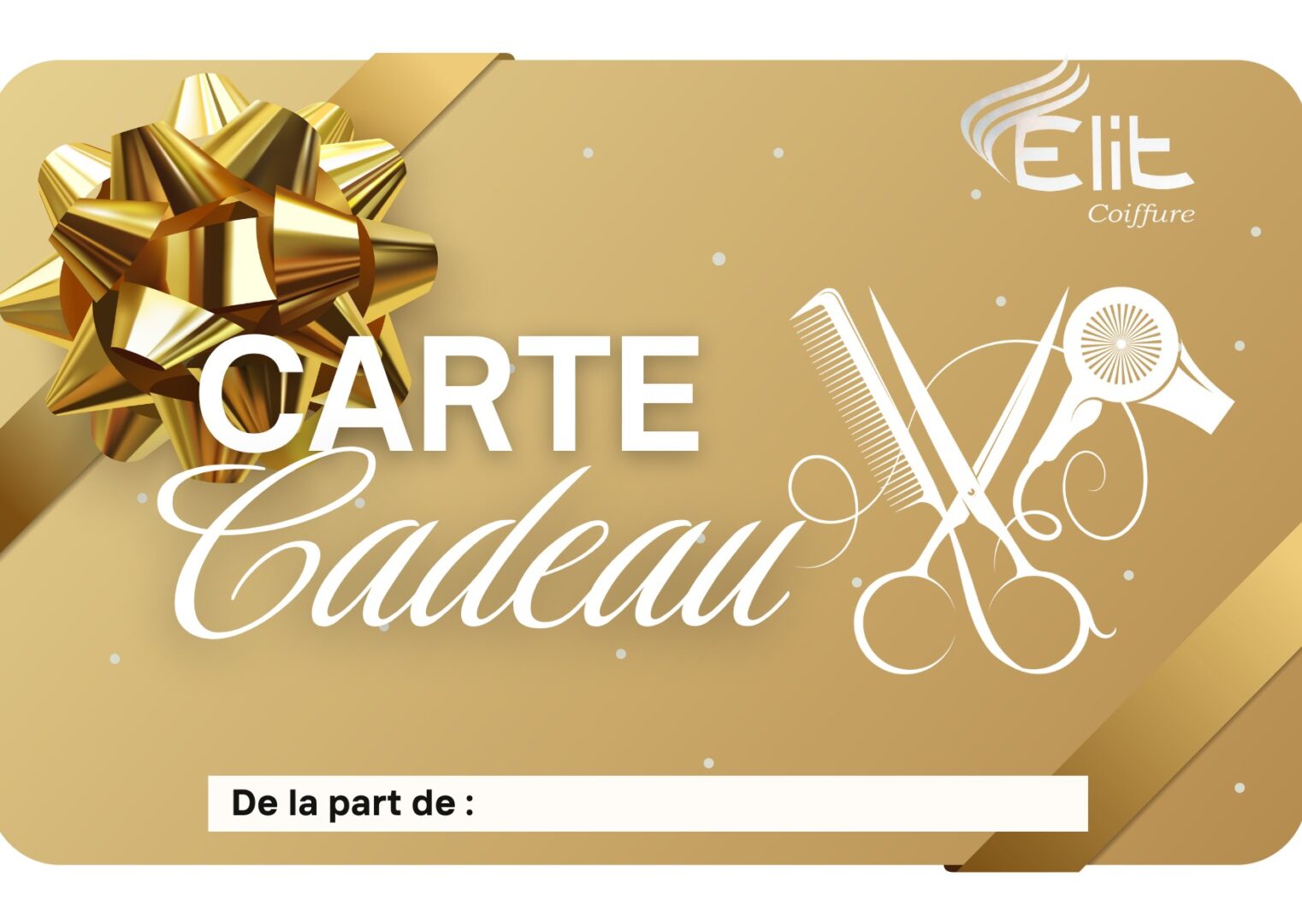 carte cadeau Elit Coiffure